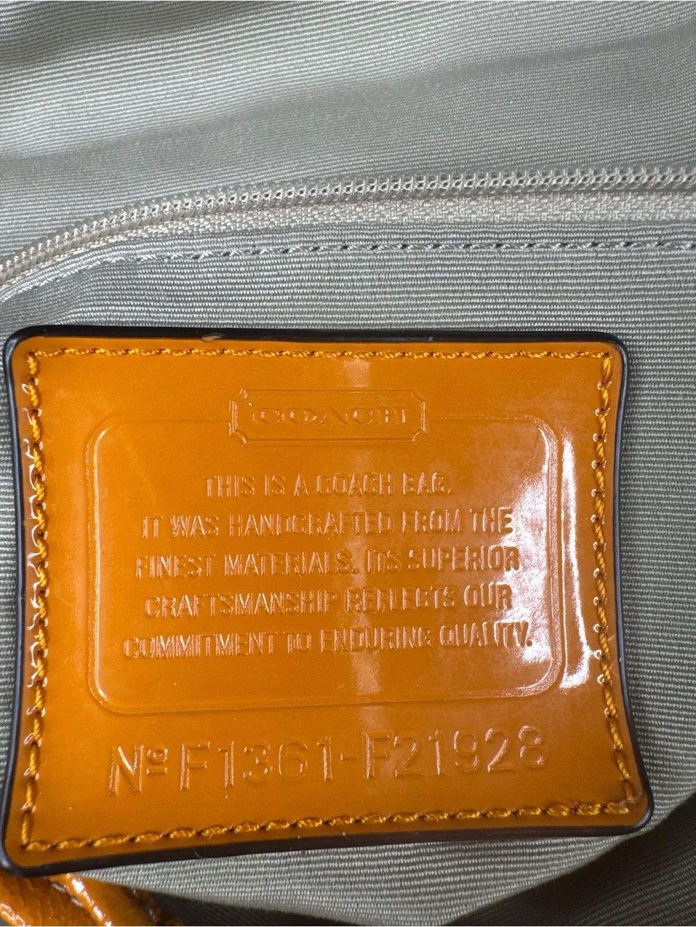 COACH Signature Stripe Canvas Backpack